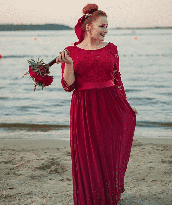 red wedding dresses