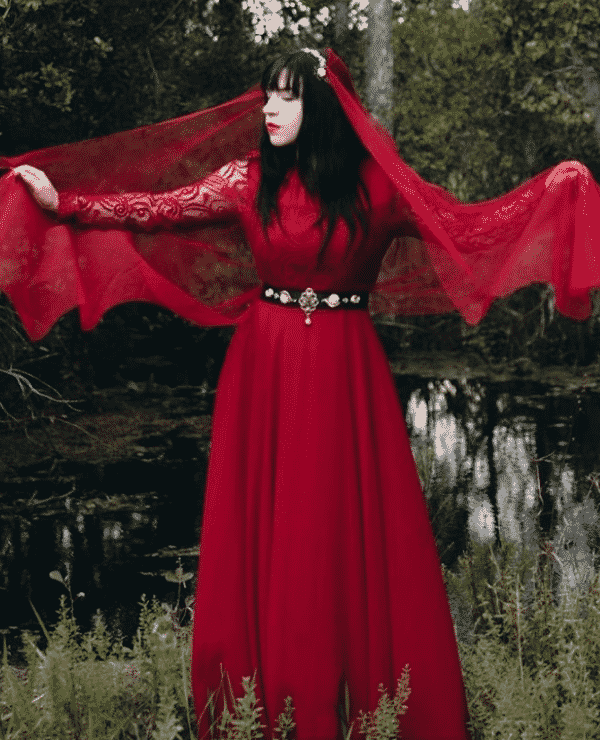 red wedding dresses