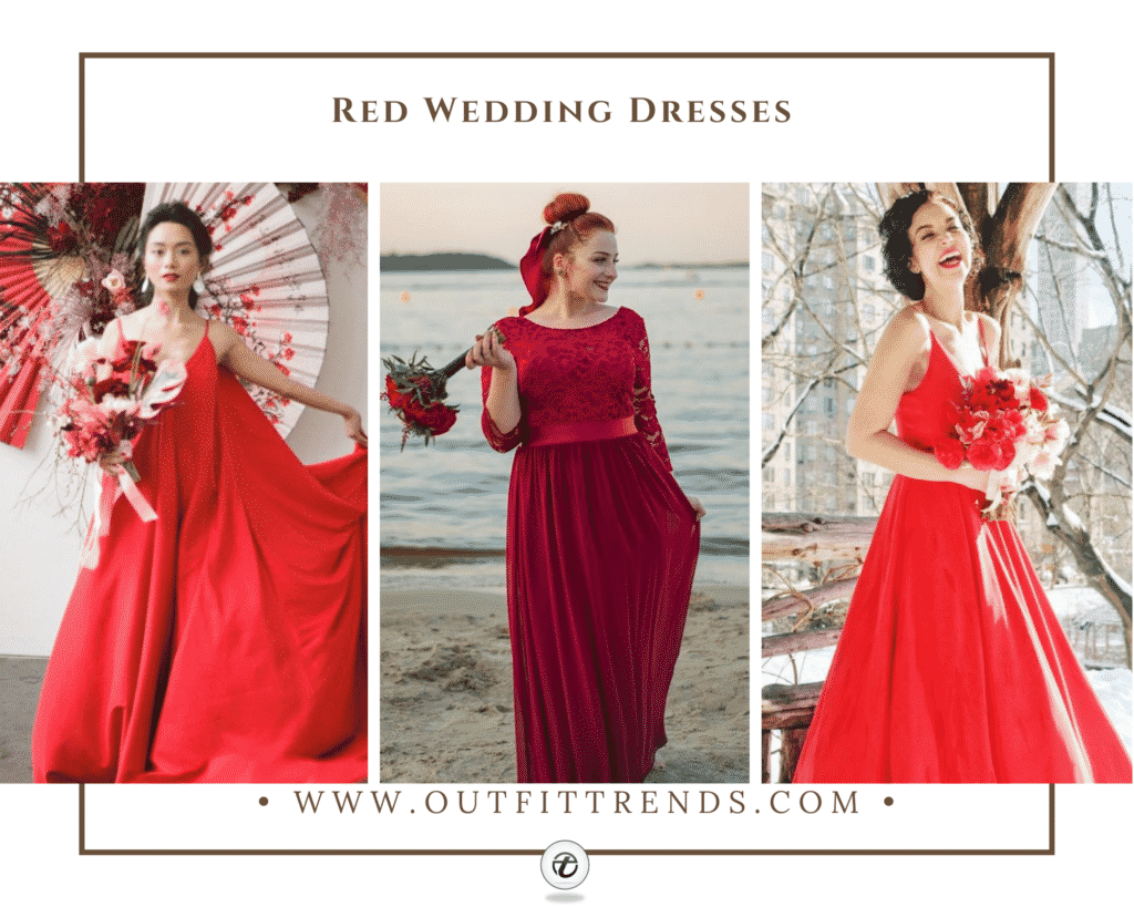 20 Beautiful Red Wedding Dresses and Styling Tips 20 Beautiful Red Wedding Dresses and Styling Tips