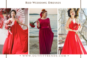 Red Wedding Dresses - 20 Best Red Bridal Party Dresses 2021
