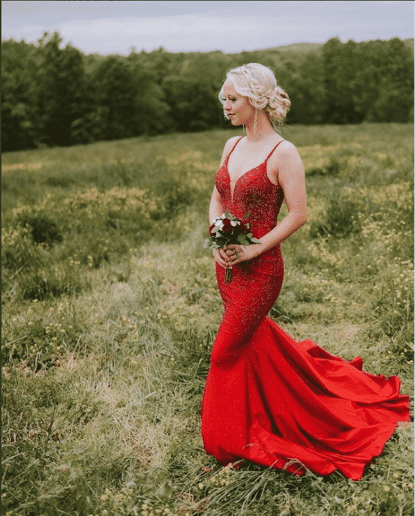 red wedding dresses