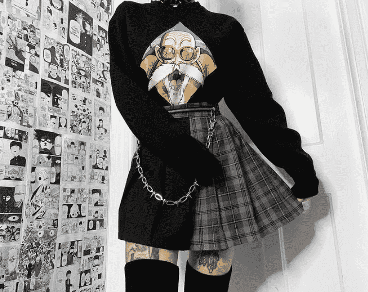 grunge aesthetic outfit