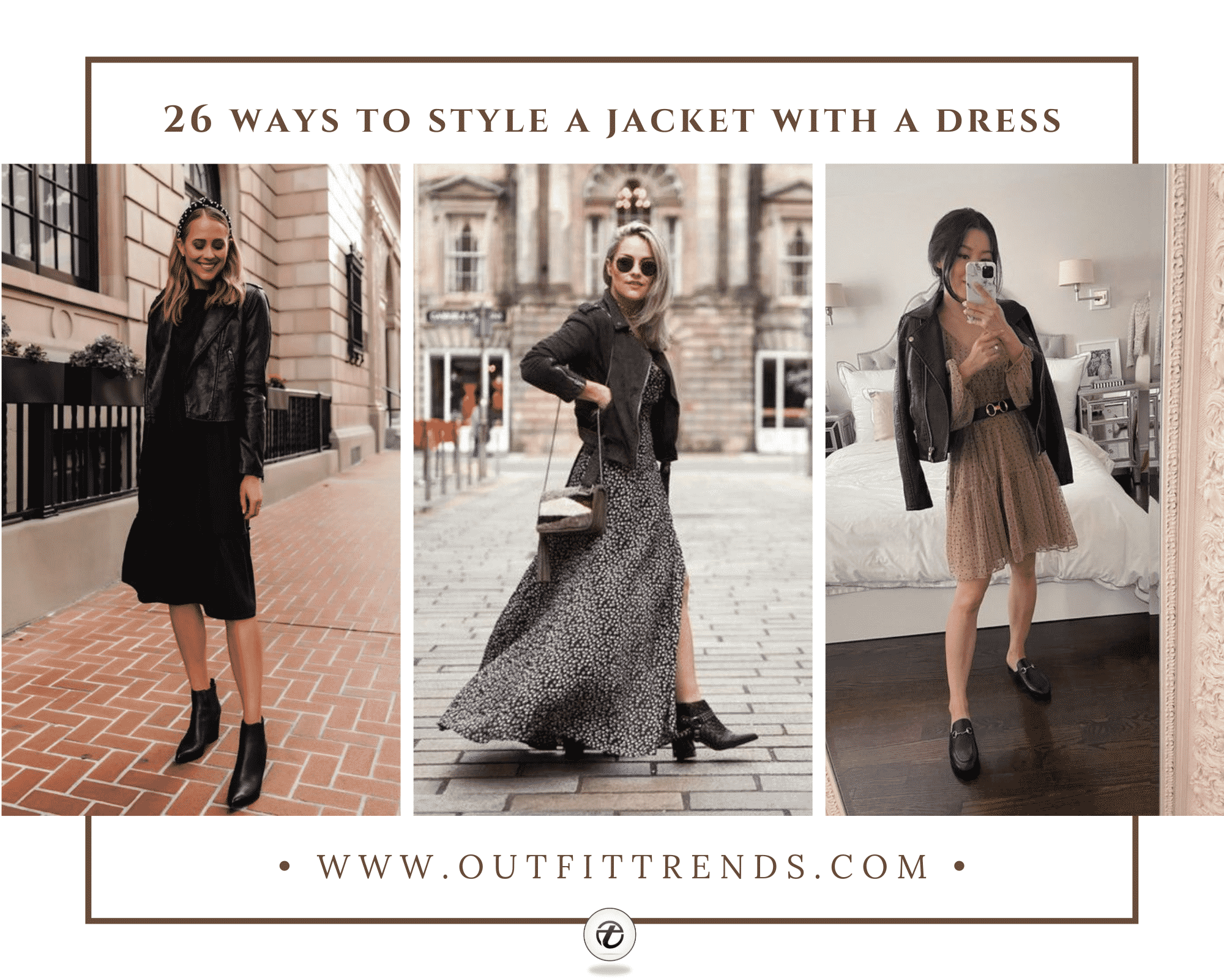 Stylish Jackets to Pair with an Off-the-Shoulder Dress