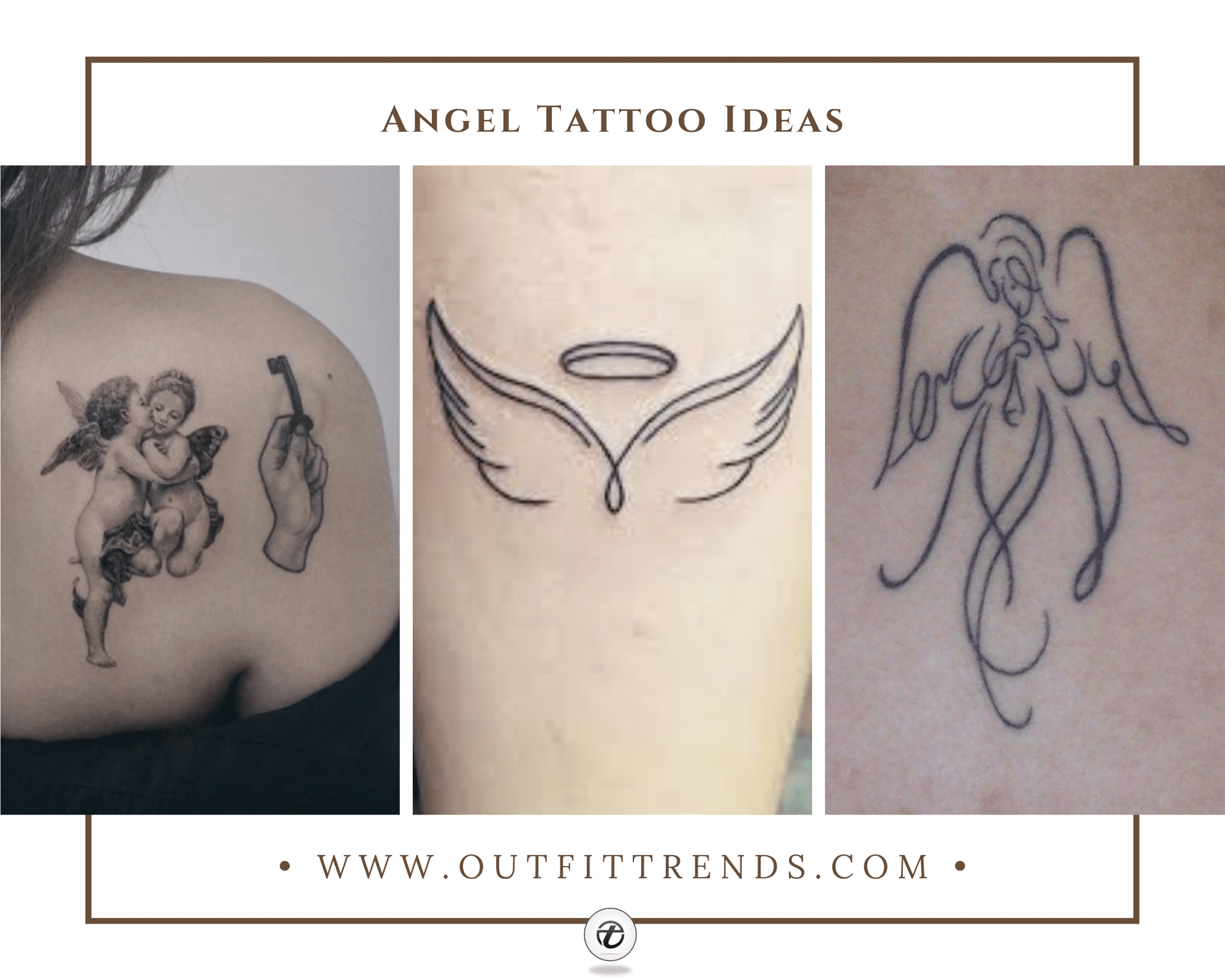 62 Angel Tattoos For Men and Women  Our Mindful Life