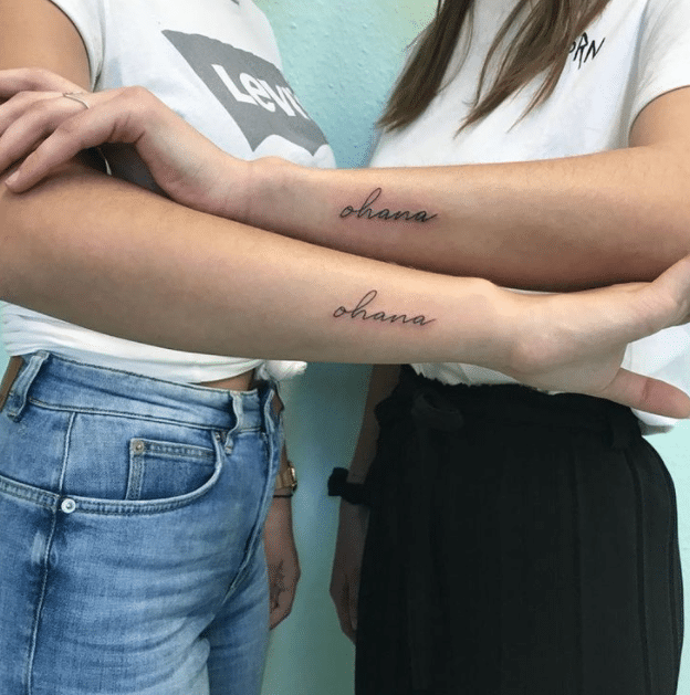 Matching friendship tattoos - 01