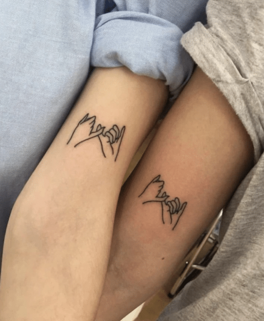 Matching friendship tattoos - 07