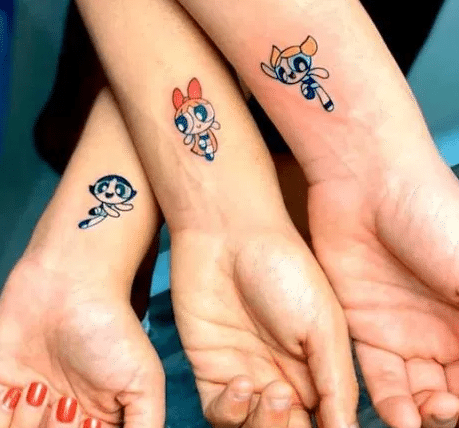 Matching friendship tattoos - 10