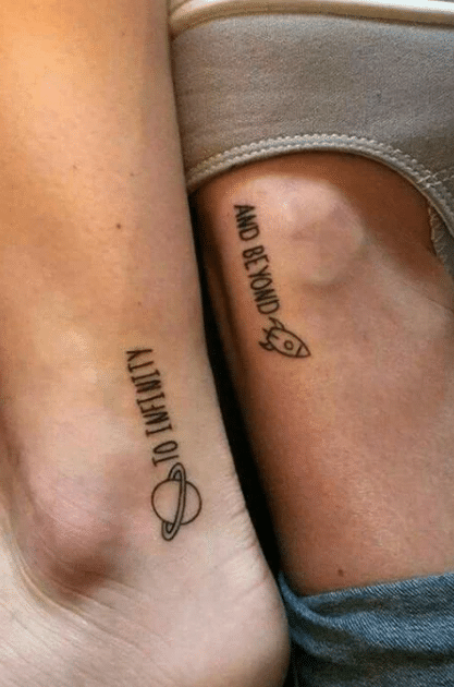 Matching friendship tattoos - 06