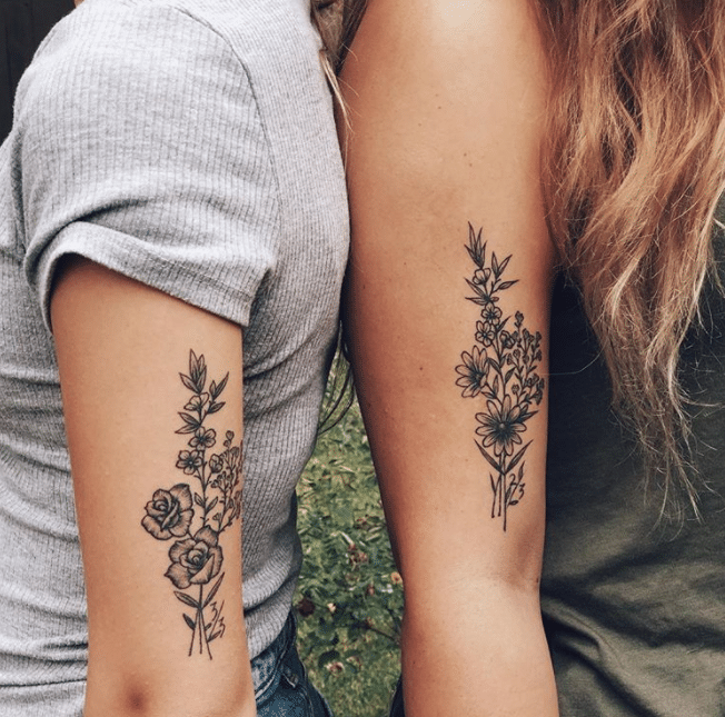 Matching friendship tattoos - 17