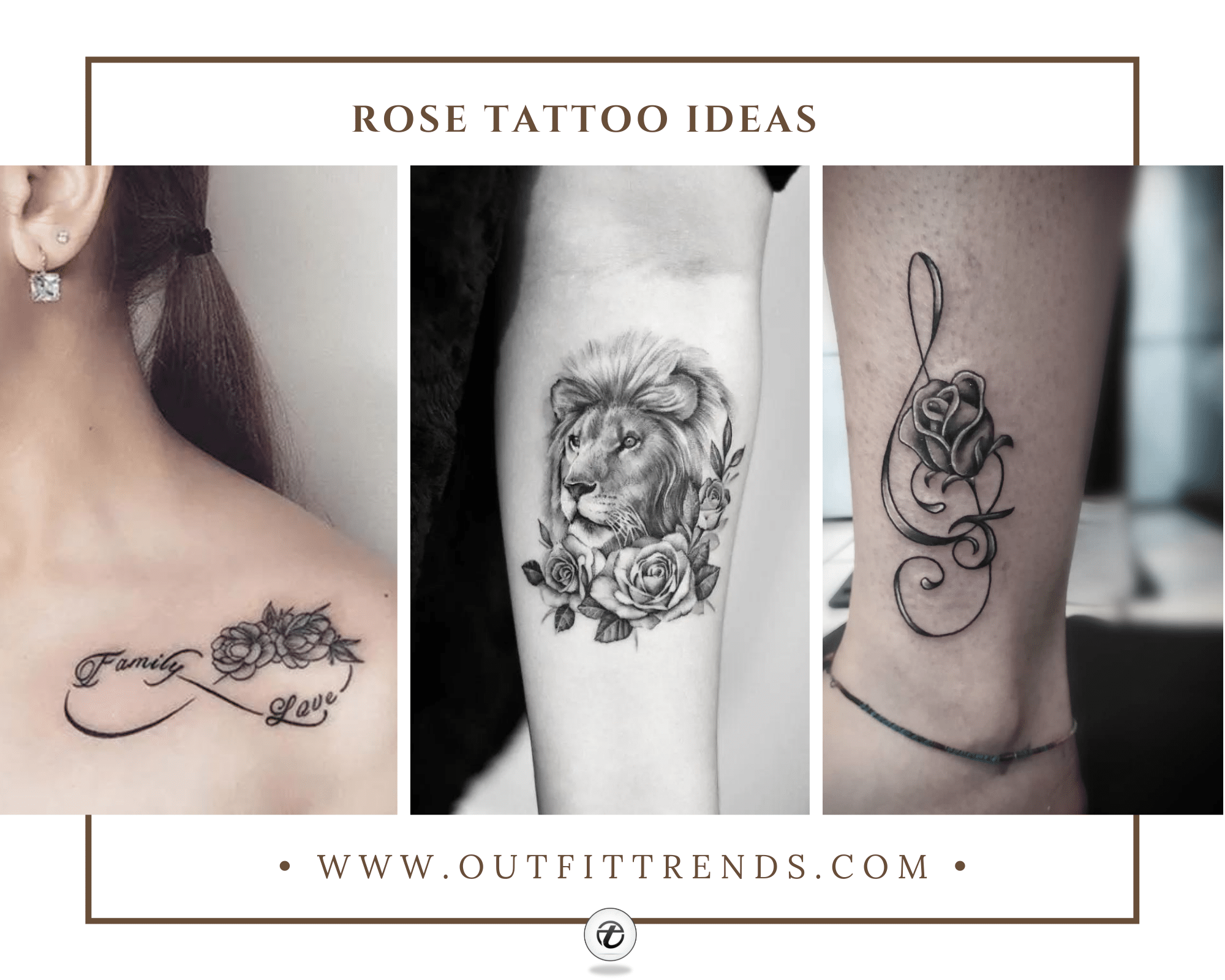 35 Rose Tattoos For Men  Crazy  Unique Ideas  DMARGE