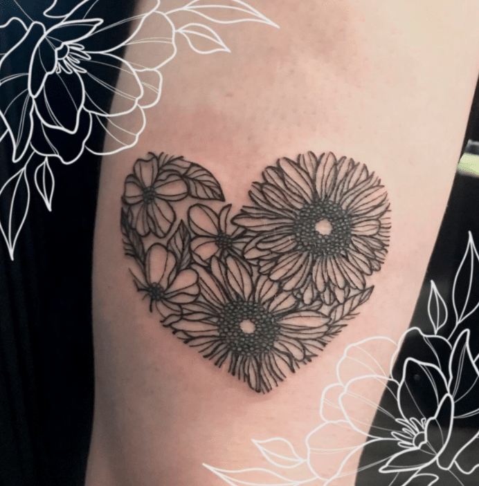 Sunflower tattoo ideas