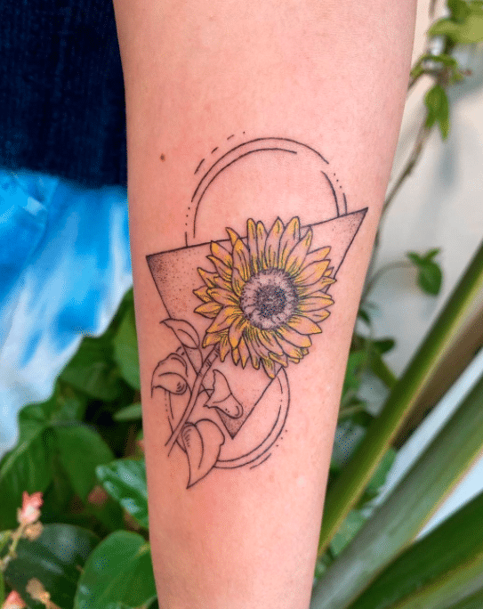 33 Sunflower Tattoos Thatll Brighten Your Day