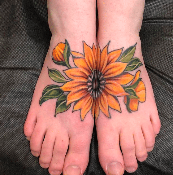 Sunflower tattoo ideas