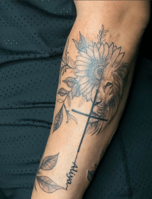 Sunflower tattoo ideas