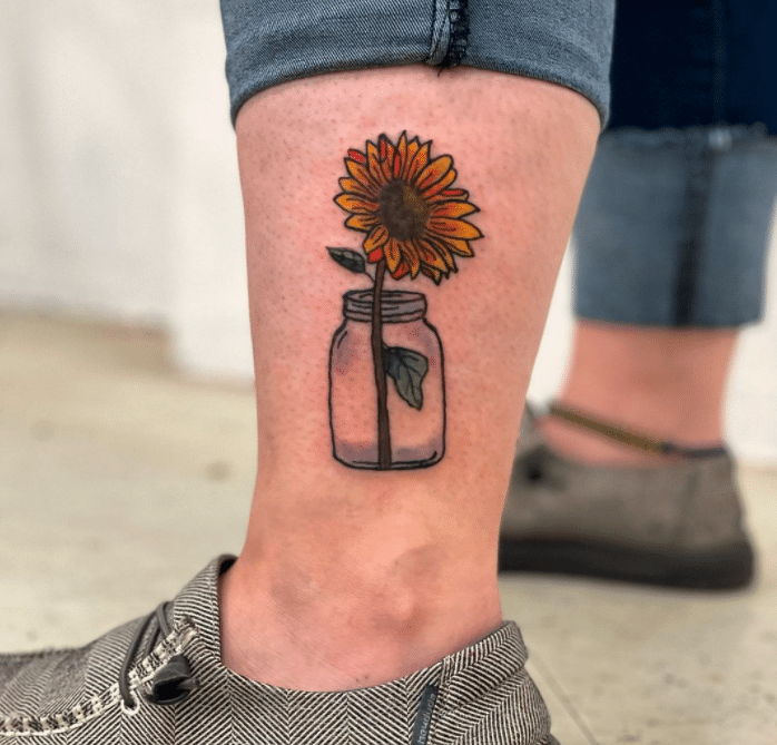 Sunflower tattoo ideas