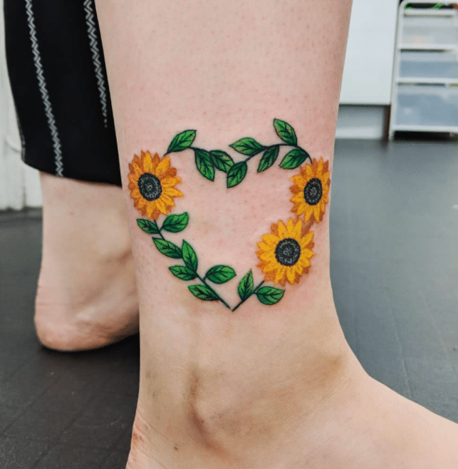 Sunflower tattoo ideas