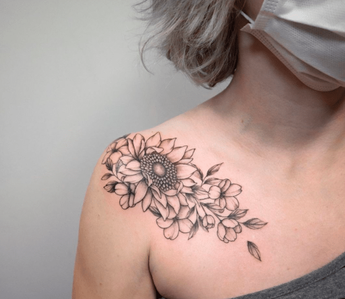 Sunflower tattoo ideas