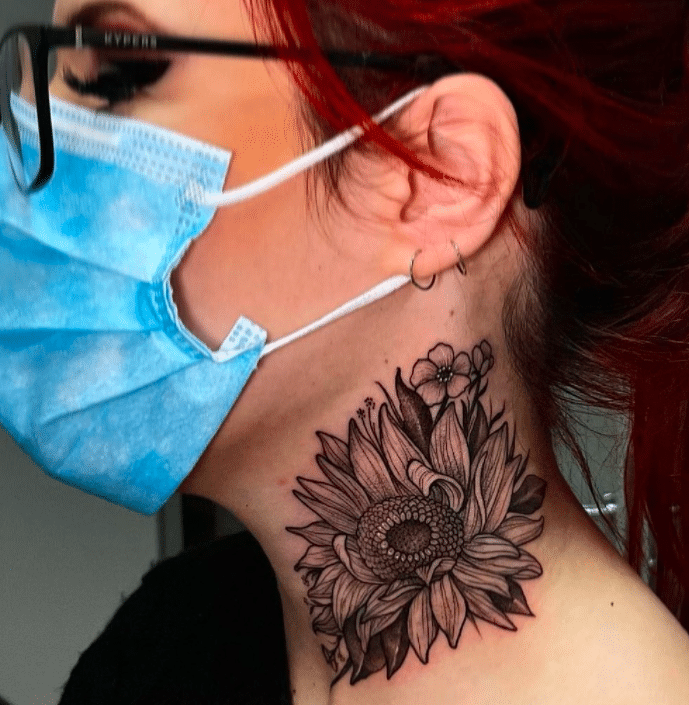 Sunflower tattoo ideas