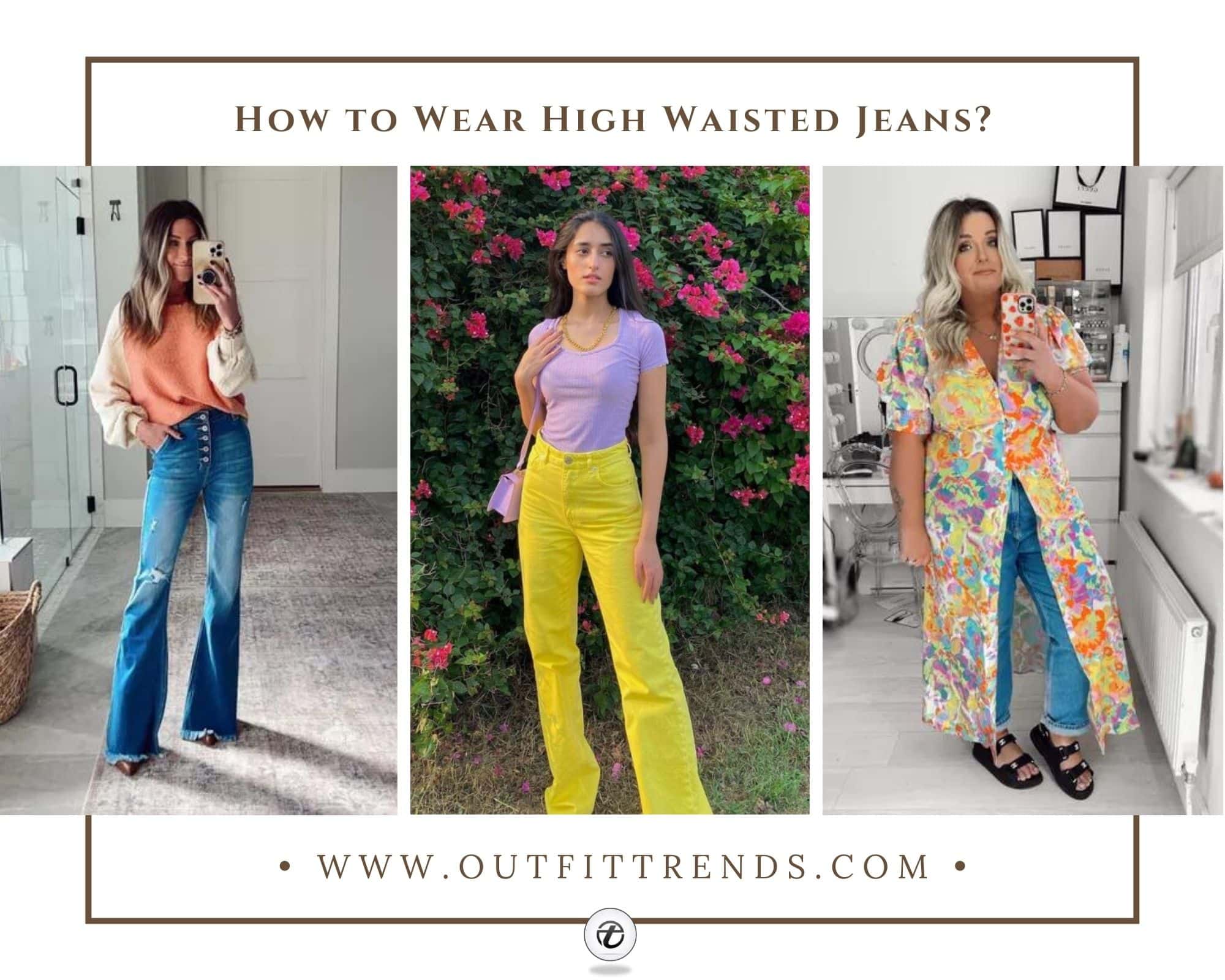 20 Best High Rise Jeans Outfit Ideas – Cute High Waisted Jeans Outfit