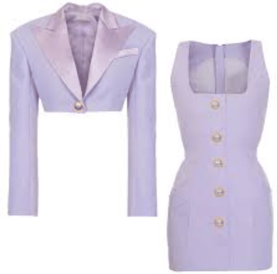 purple blazer women