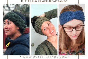 Step by Step DIY Ear Warmer Headband Trick With Tutorial