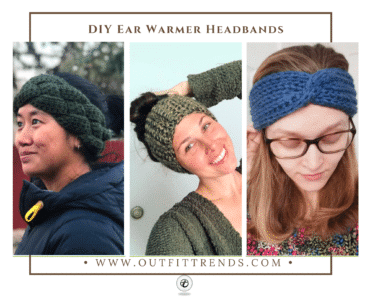 Step by Step DIY Ear Warmer Headband Trick With Tutorial