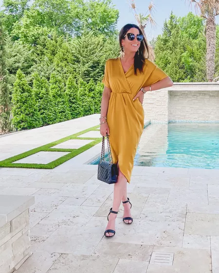 How To Style a Wrap Dress