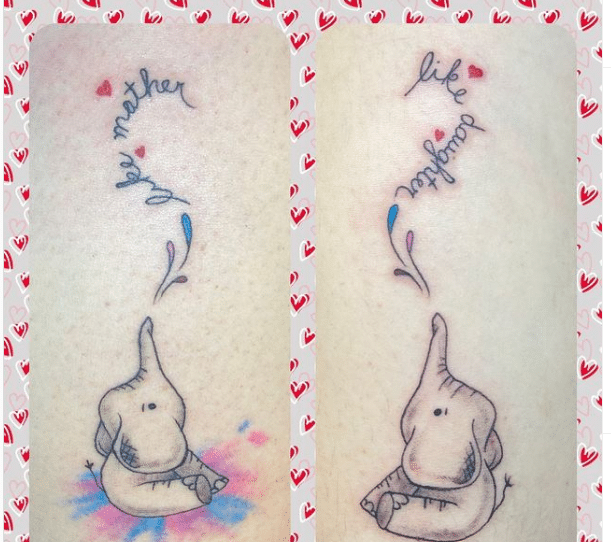 Mother-daughter tattoo ideas 