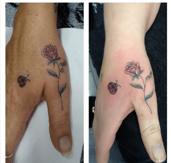 Mother-daughter tattoo ideas 