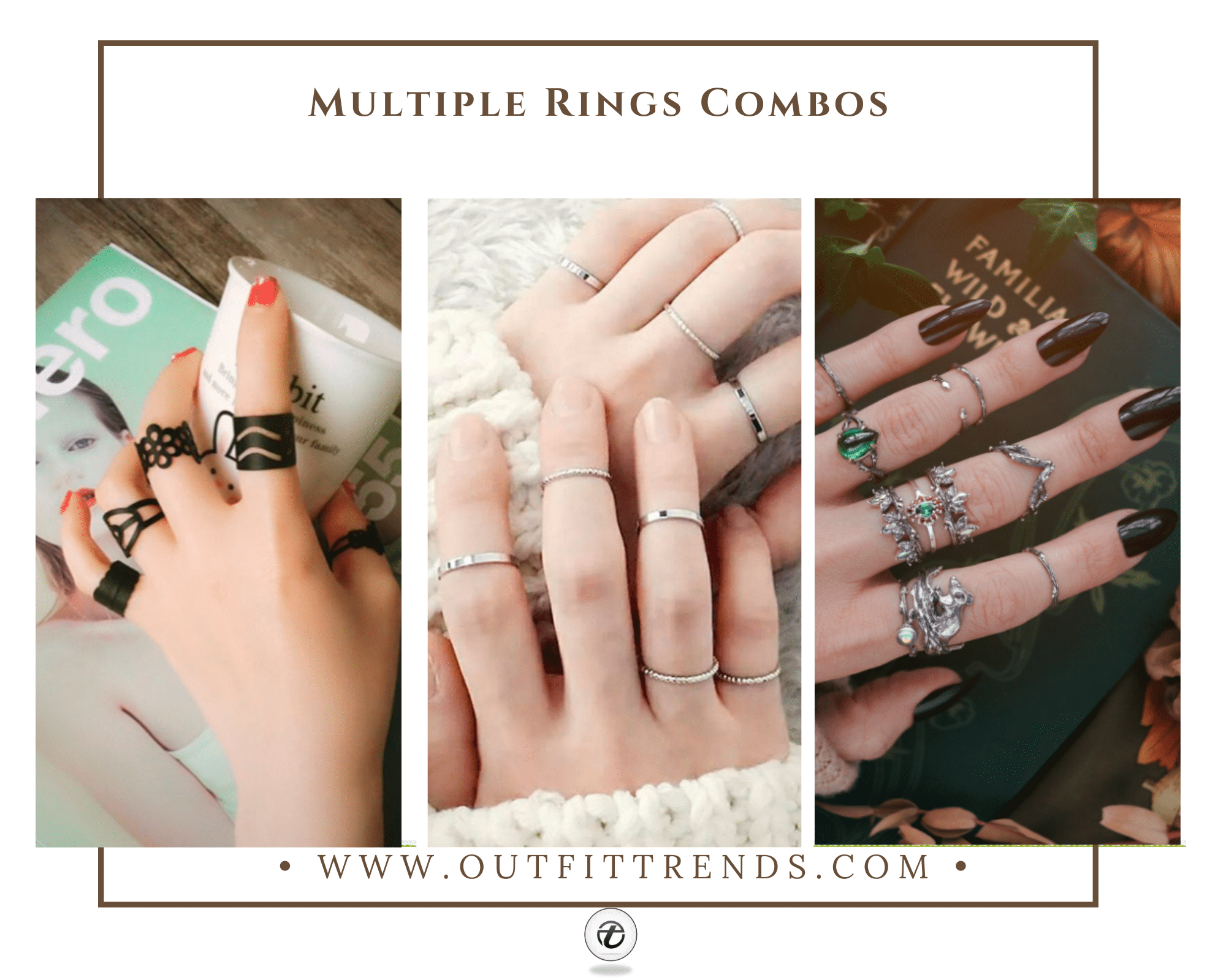 21 Most Awesome Multiple Rings Combos You Must Try