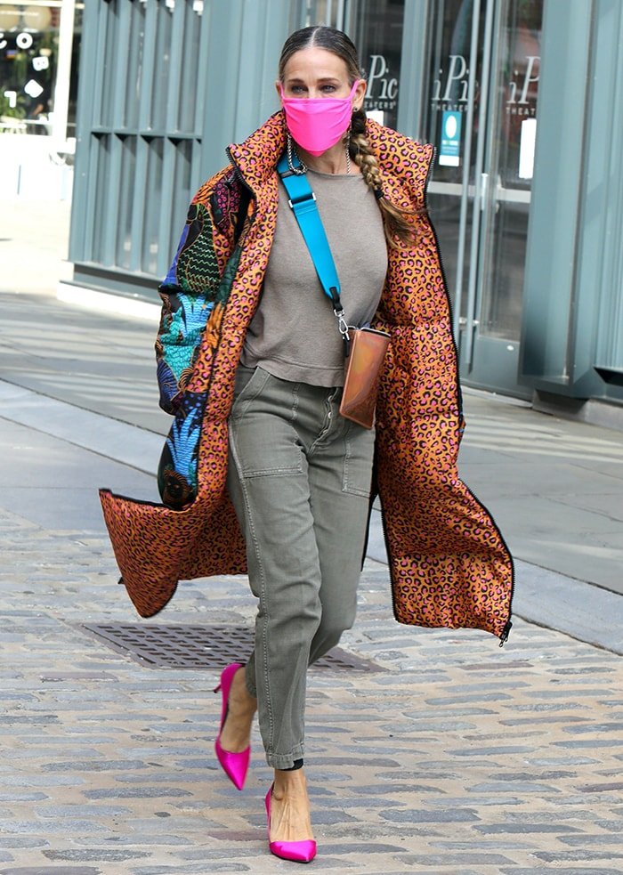 Outfits with hot pink heels