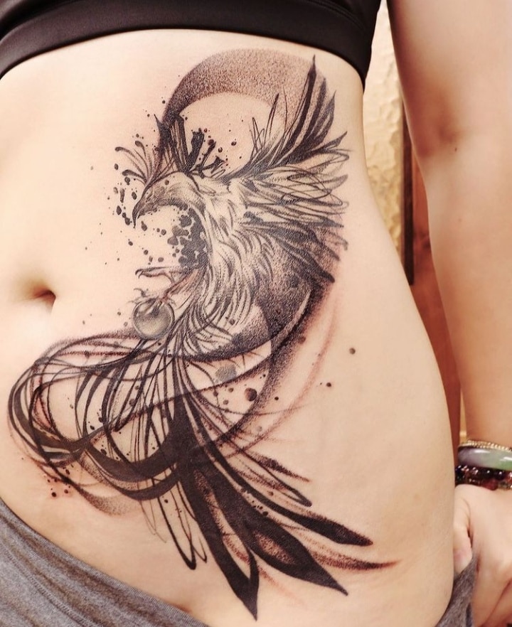 Phoenix Tattoo Ideas For Women