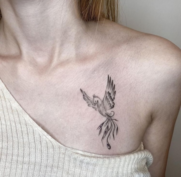 Phoenix Tattoo Ideas For Women