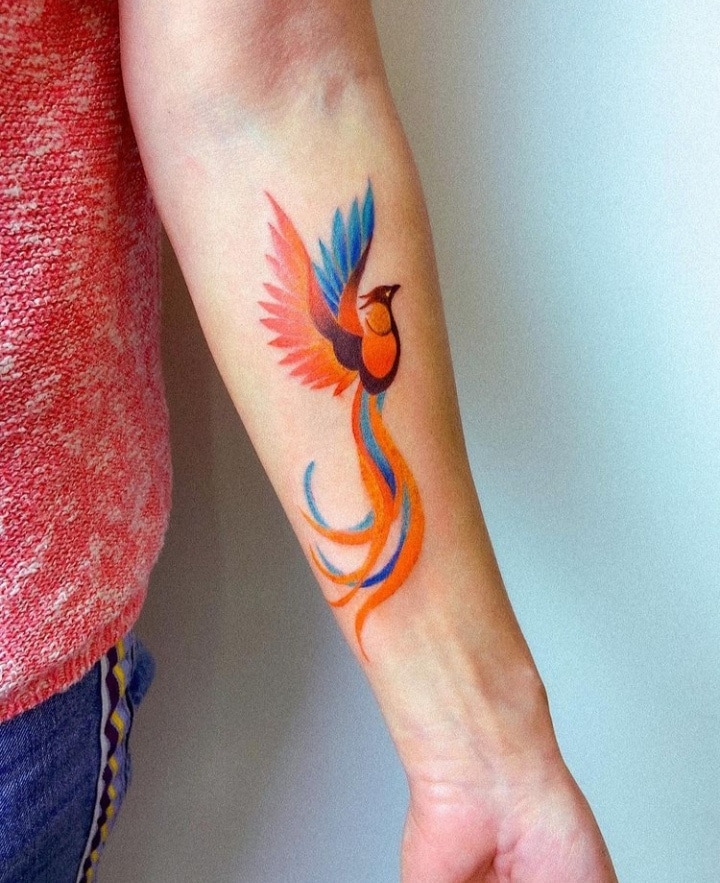 Phoenix Tattoo Ideas For Women