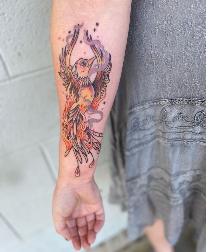 Phoenix Tattoo Ideas For Women