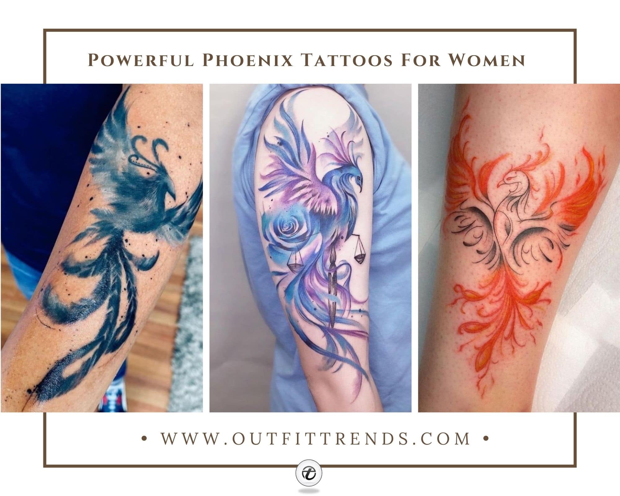 40 Feminine Phoenix Tattoo Ideas for Women  Meaning