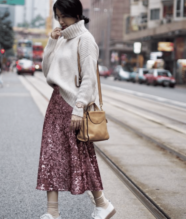 How to Wear Sequin Skirts ? 21 Outfit Ideas