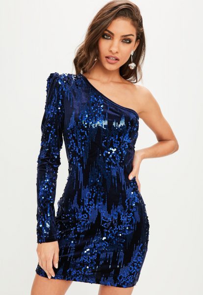 blue bodycon dress outfits
