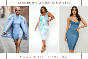 20 Ideas On How To Wear Blue Bodycon Dress Outfits