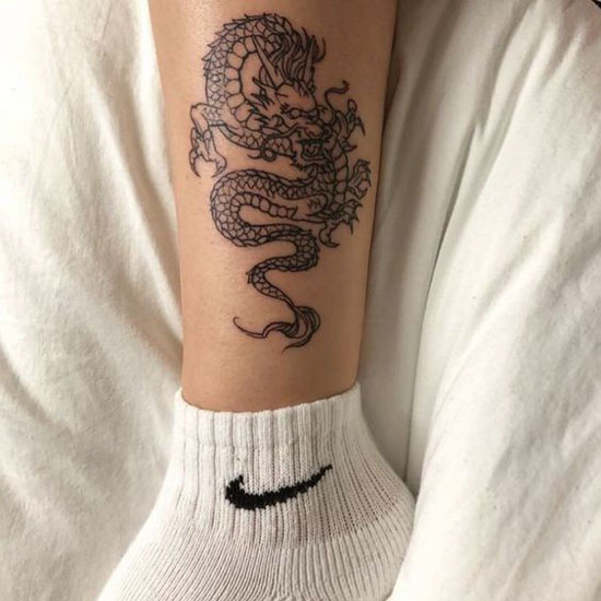 angry dragon tattoo designs - Clip Art Library