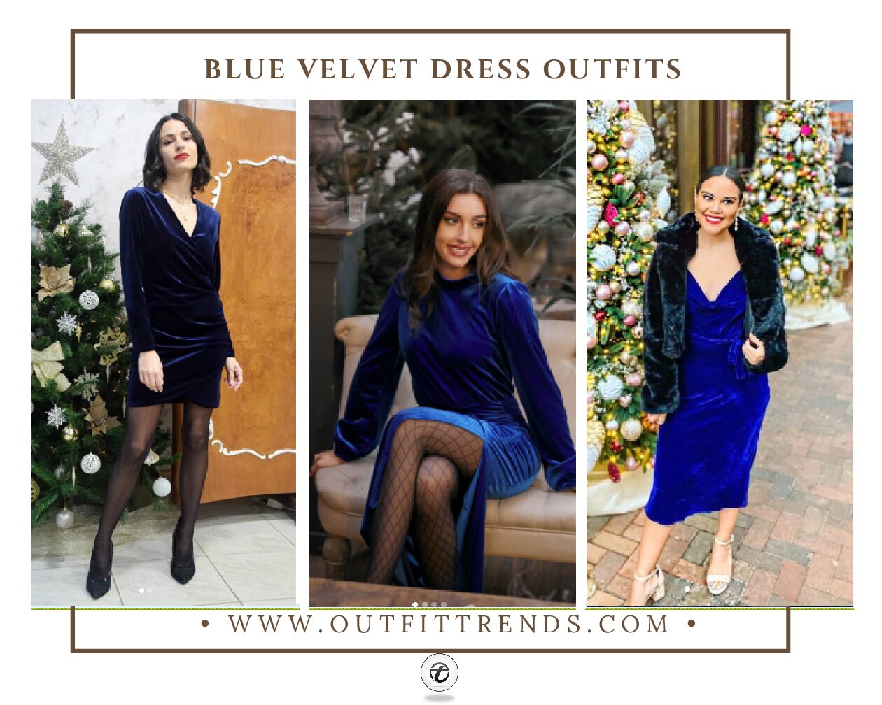 How To Wear Blue Velvet Dresses – 20 Styling Tips