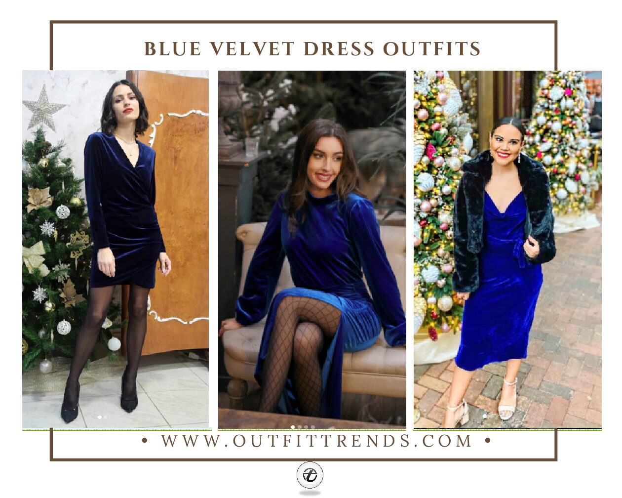 How To Wear Blue Velvet Dresses – 20 ...