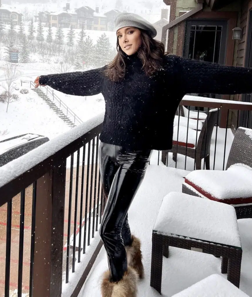 Grey Beret Ski Resort Outfit Ski Resort Outfits - What to Wear Skiing