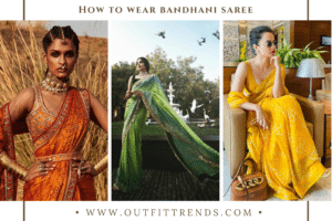 How To Wear a Bandhani Saree? 20 Best Bandhej Saree Designs
