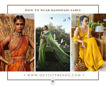 How To Wear a Bandhani Saree? 20 Best Bandhej Saree Designs