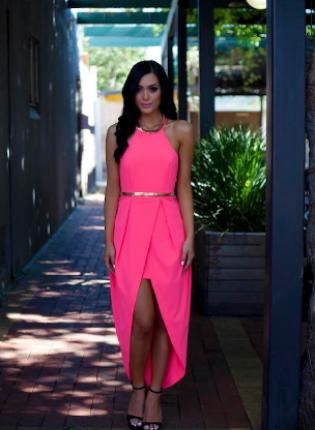 neon-pink-dress-outfits