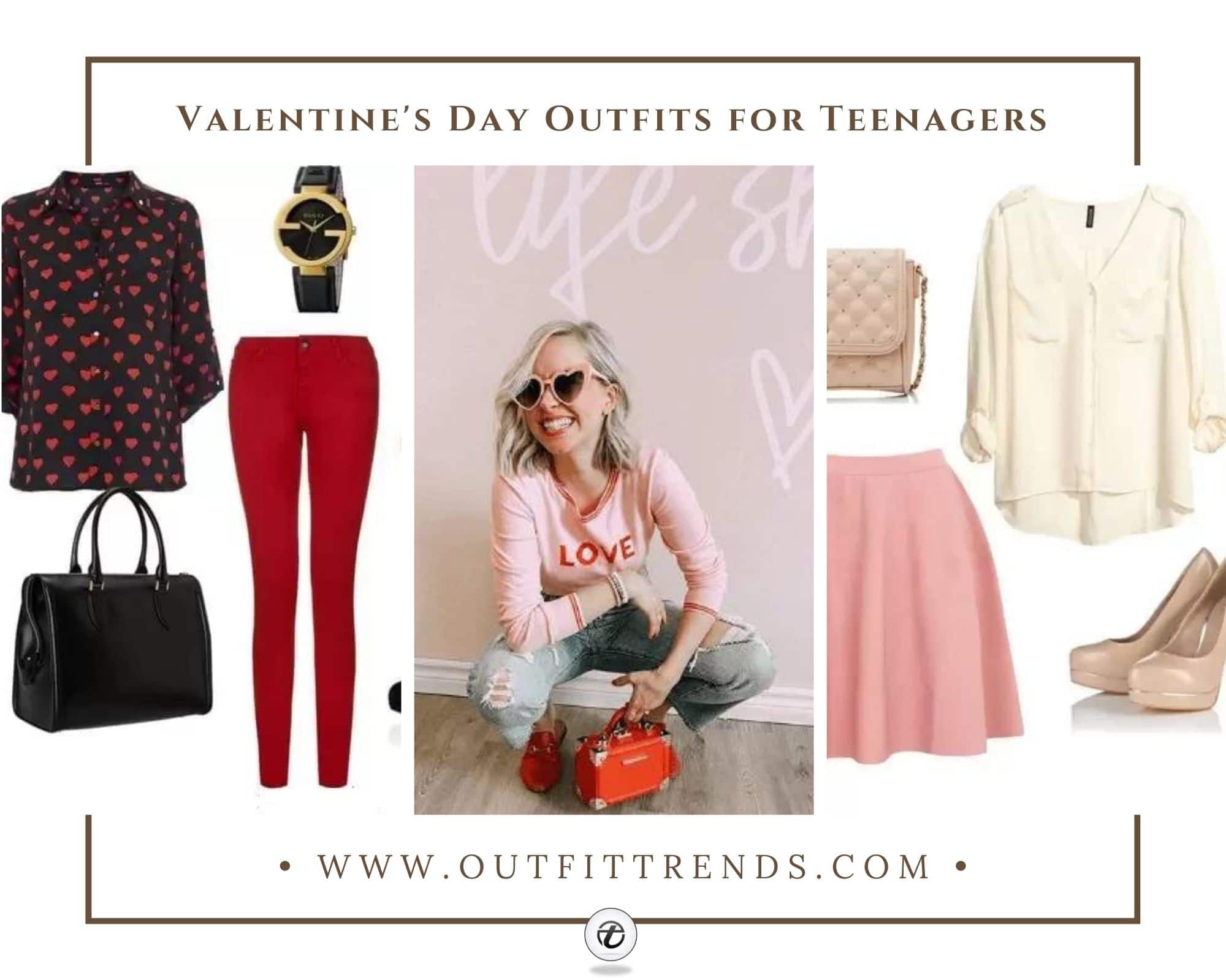 2022 Cute Valentine's Day Outfits For Teen Girls - 28 Ideas