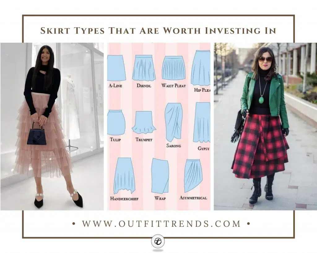 different types of skirts