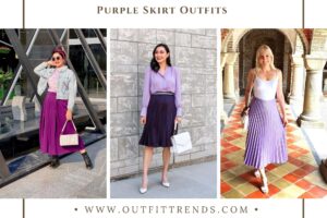 How to Style Purple Skirt? 25 Outfit Ideas