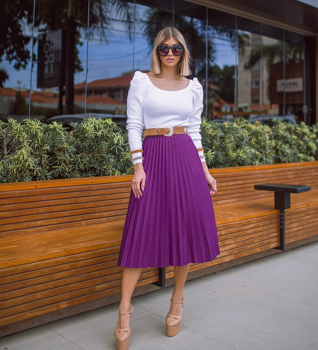 Patsey Flared Midi Skirt Purple | Skirts | Monsoon US.-as247.edu.vn